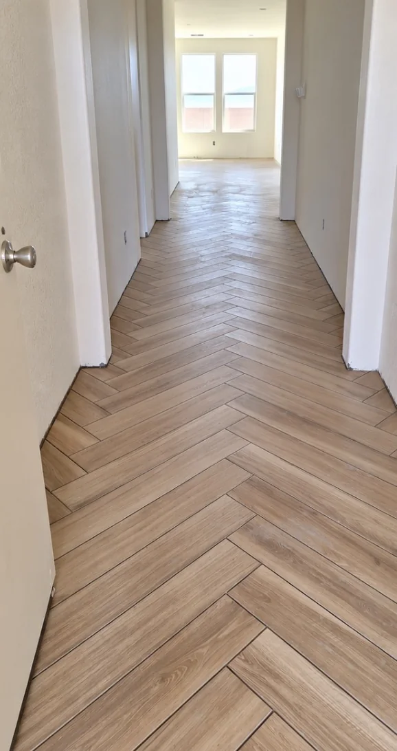 After view — Herringbone Flooring