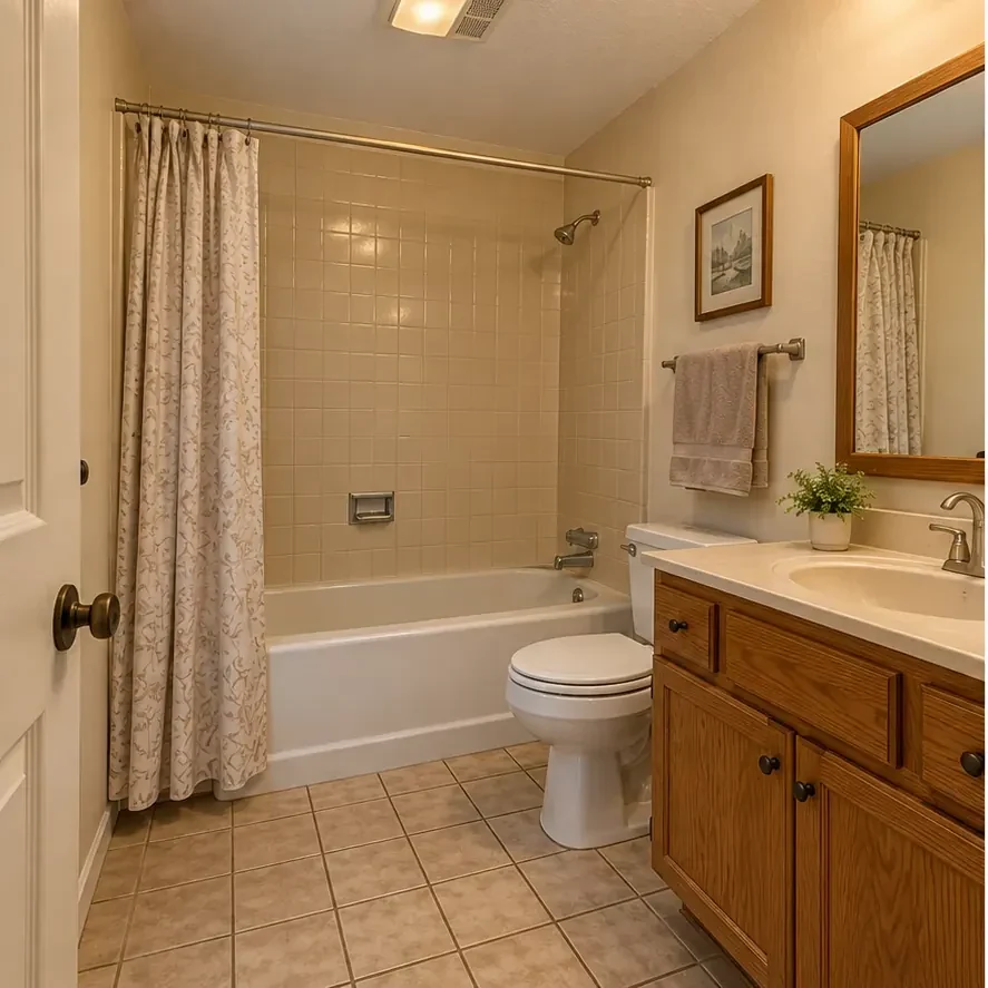 Bathroom before renovation