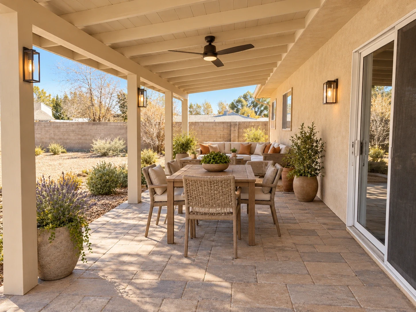 After — Covered Patio